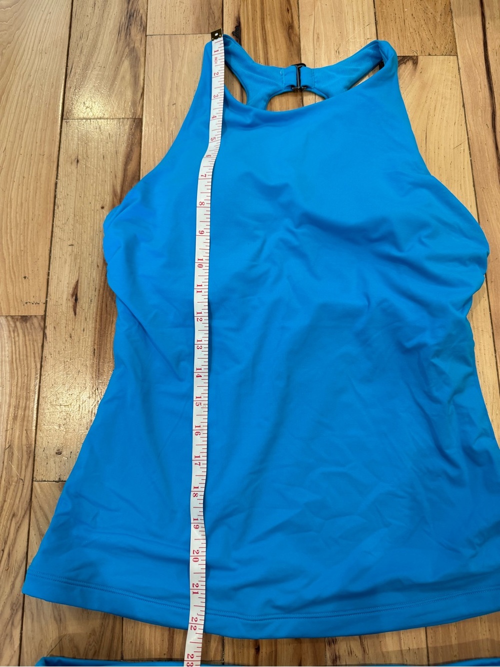 NWOT- Altheta Maldives Electric Blue High Neck Swim Tank and Bottom Size M - Picture 10 of 10